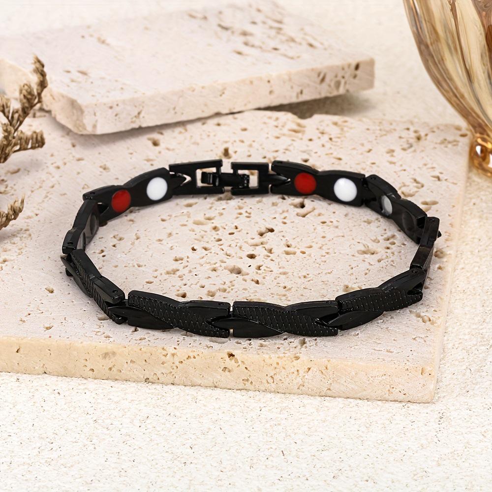 

Dragon Scale Magnet Alloy Bracelet with Four Color Options - Hot Selling Fashion Trend