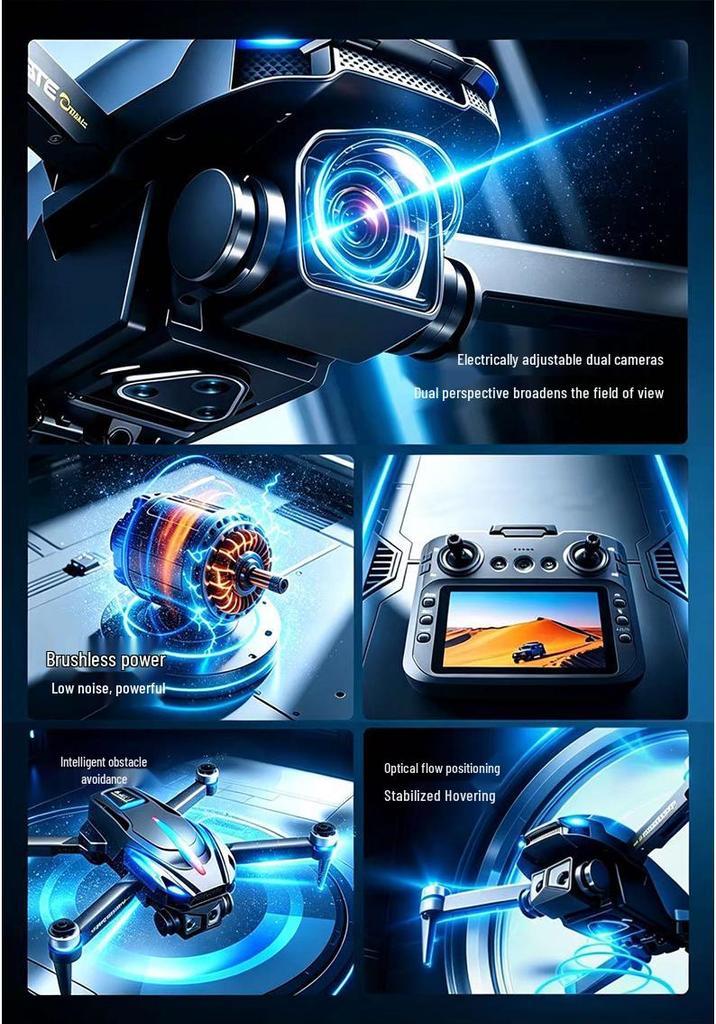 P29 Dual Camera Drone with Smart Obstacle Avoidance - Aerial Photography Quadcopter for Students and Kids.