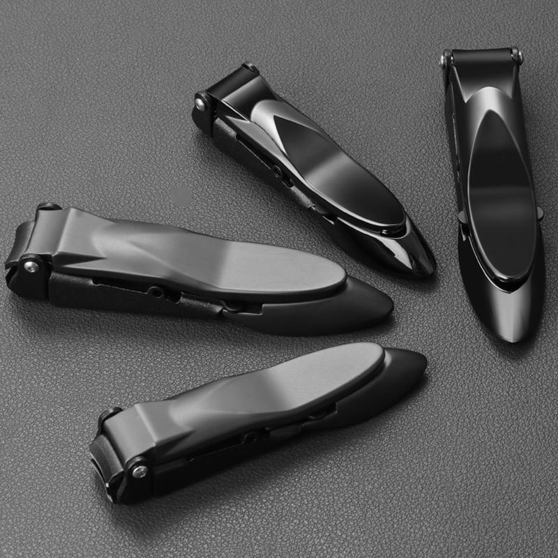 Cortauñas Antisalpicaduras Con Recogedor de Uñas Acero Inoxidable Cortador de Uñas de Manos y Pies Recortador de Uñas Herramientas de Manicura Herramientas Manuales