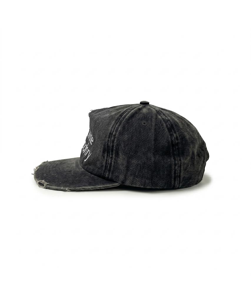 EXTRAORDINARY Washed Infinite Logo Cap Black