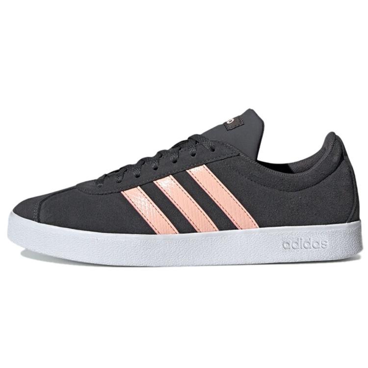 (WMNS) adidas VL Court 2.0 Grey Glow Pink Women s EE6786 EU 36
