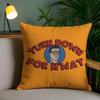 K-King Of The H-Hill Pillow Case Office Sofa Dorm Chair Back Short Plush Double-Sided Printing Home Cushion Cover