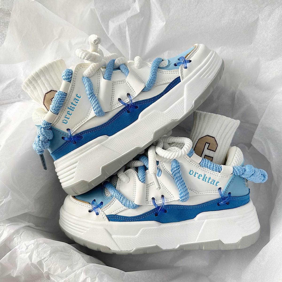 

Новый брендовый дизайн для женщин и мужчин, кроссовки для хлеба, широкая подошва, пары, унисекс, массивные кроссовки, хип-хоп, спортивная повседневная обувь для скейтбординга 2024 года, белые 37