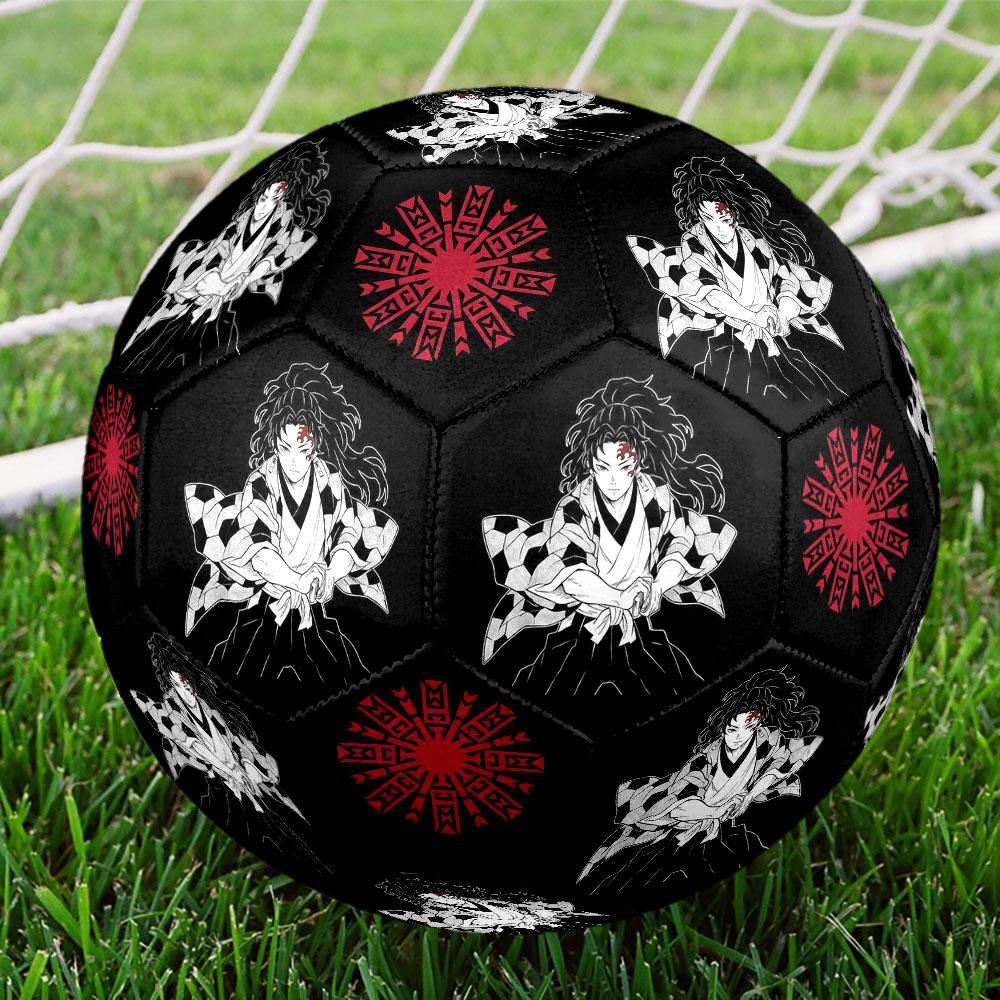 1pc Demon Slayer Kimetsu No Yaiba Soccer Ball Size 5 Indoor Soccer Ball Fashion Colorful Backyard Game - Great For Sports Fans Gift HE27