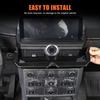 ABS Carbon Car Navigation Screen Frame Decorative Trim For Ineos Grenadier +