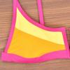 New Sexy V-neck Color Matching Gathering Split Swimsuit Bikini Swimsuit