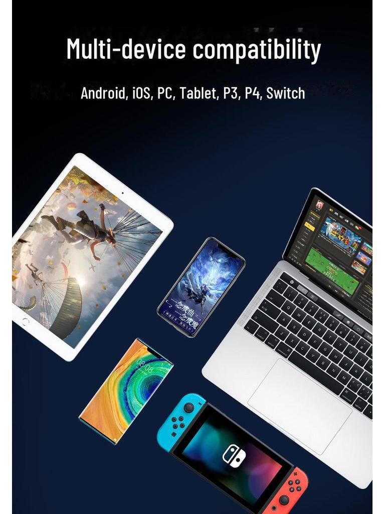 X3 Wireless Bluetooth Game Controller for Android & iOS - Multi-Function Mobile Gaming Controller.