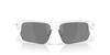 Oakley Sunglasses Matte White Frame Prizm Black 68mm 0OO9400, (Front), Lens,