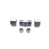 10pcs Universal Brake Line Union Fittings Straight Reducer Compression Kits Connector 3/16" OD Hydraulic Brake Lines Pipe Car