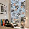 Stained Glass Window Film Colorful Rainbow Decorative Window Sticker Privacy Glass Sliding Door Clings Sun Blocking Static Decals for Bathroom Bedroom