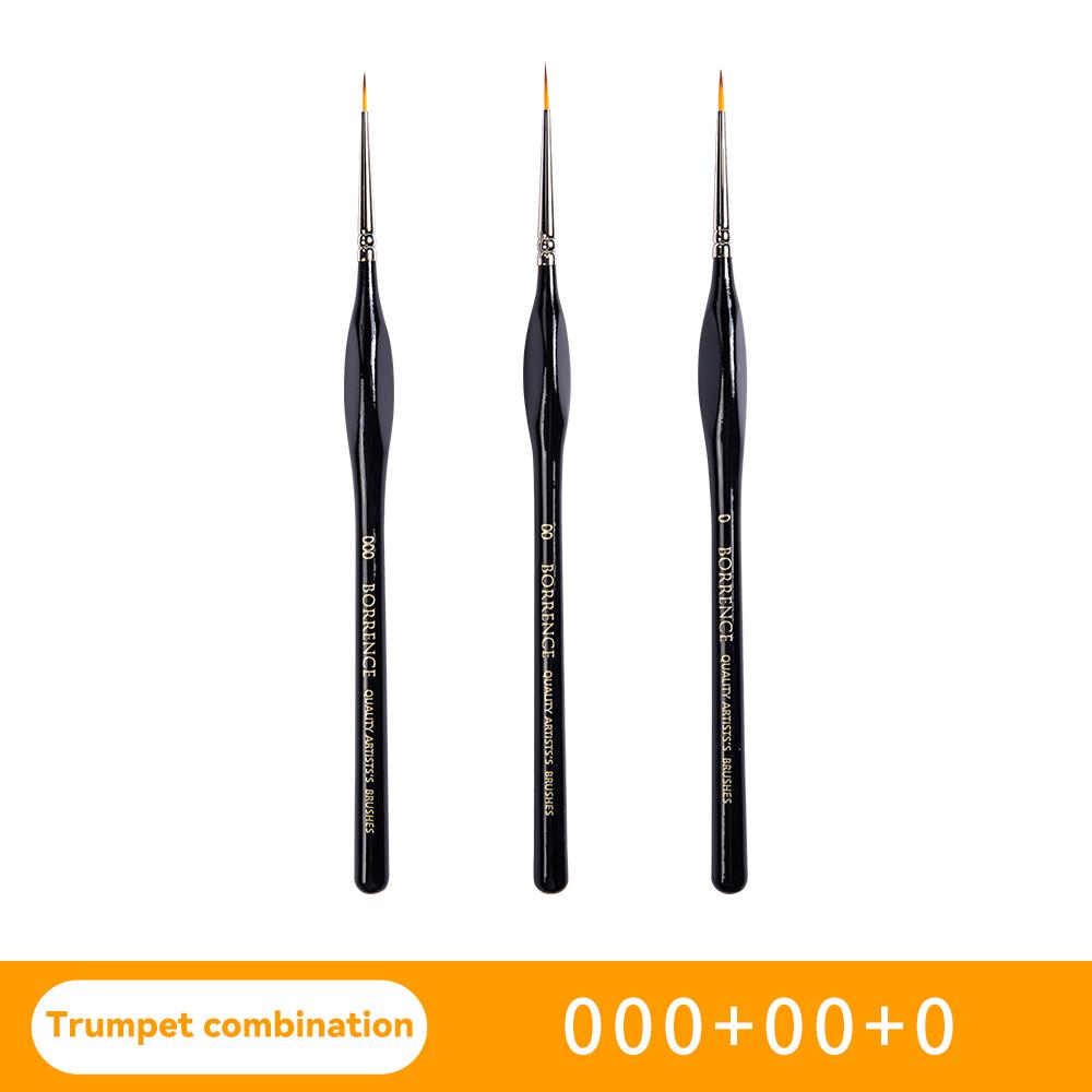 3/4/5/9pcs Miniature Paint Brushes Set Artists Micro Detail Fine Tip Paintbrushes for Gouache Watercolor Oil Acrylic Face Paint