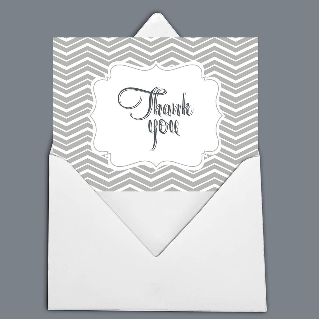 Darling Souvenir Wedding Thank You Card Greeting Cards With White Envelopes - 36