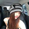 Korean Baggy Strip Hat Spring Autumn Beanie Hats Trendy Y2k Striped Cap  Streetwear