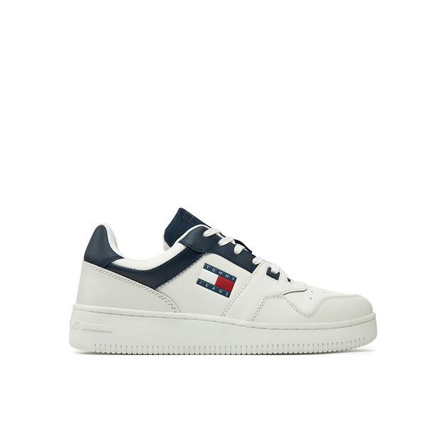 Мужские кроссовки Tommy Jeans Tjm retro basket ess em0em01395 белые