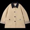 Mucmukn Girls' Plaid Patchwork Academy Style Windbreaker Jacket