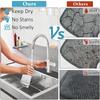 Upgraded Diatomite Sink Splash Guard Kitchen Faucet Absorbent Mat Drip Catcher Drying Faucet Pad for Counter Bathroom Bar Tools
