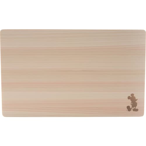 YAXEL Disney Hinoki Cutting Board (Medium) Mickey Silhouette