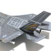 1/72 Scale F35 Plastic Assembly Model airplane (including base )Home placement, collection and decoration Gift