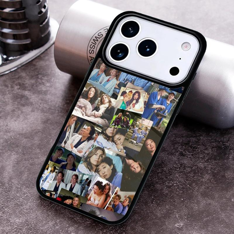 Greys Anatomy TV Show Meredith Phone Case for iPhone 17 16 15 Pro Max Air 14 13 12 11 Plus Shockproof Cover