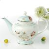 Countryside Ceramic Coffee Cup And Saucer Set Floral Tea Pot Design Afternoon Tea Cup for Party Home Drinking Wedding Gift
