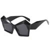 New Vintage Cat Eye Sunglasses Women Men Square Sun Glasses Big Eyewear  for Male Female Special Shaped Glasses