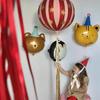 Cartoon-Tiertierform Folienballon-Set Gestreifter Stern Globus Ball für Kindergeburtstag Babyparty und Festliche Szenenarrangement