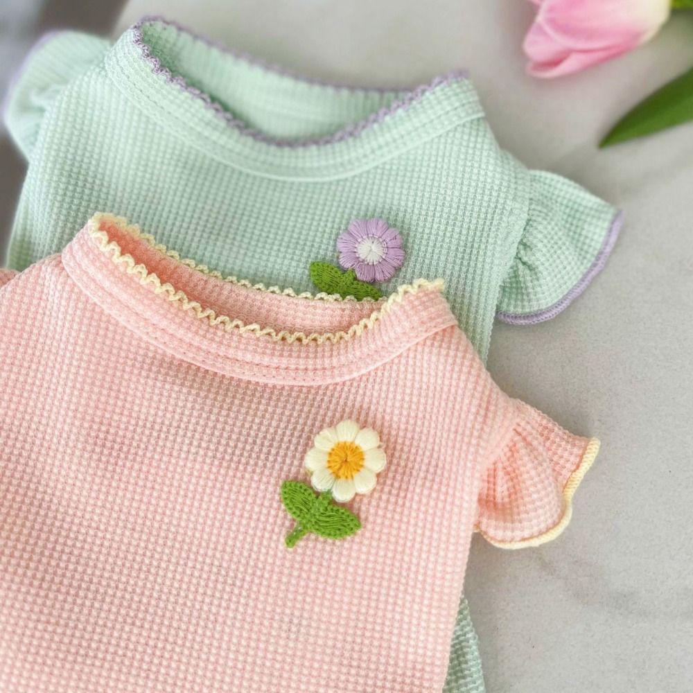 Soft Dog Skirt INS Style Pet Clothing Chihuahua Spring Dog Vest  Cat