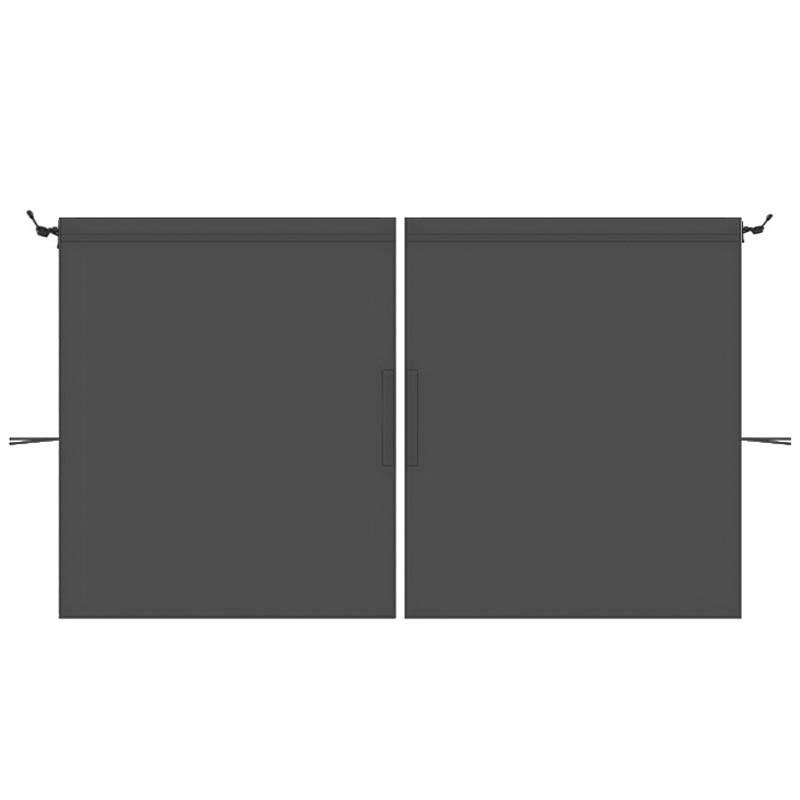 Compact, wear-resistant divided sun shade 1, made of highly resistant materials 1, easy to use and practical with rear window 80 x 54 as a divider cur