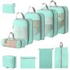 Travel Compression Packing Bag - Toiletry, Cosmetic, Clothes and Shoe Storage for Luggage