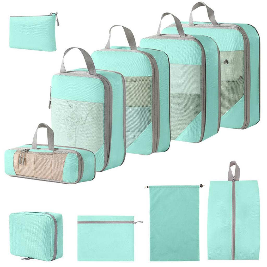 Travel Compression Packing Bag - Toiletry, Cosmetic, Clothes and Shoe Storage for Luggage