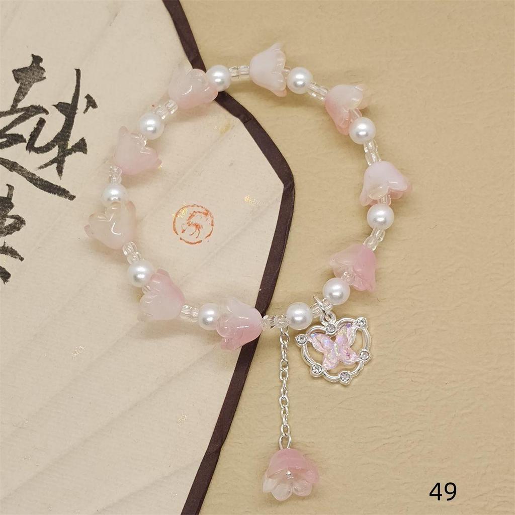 Mori Style Mermaid Crystal Bracelet - Sweet, Versatile Design for Women, Students, and Best Friends.