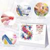 DIY Diamond Art Painting 2026 Desk Calendar Ornament, Monthly Planner