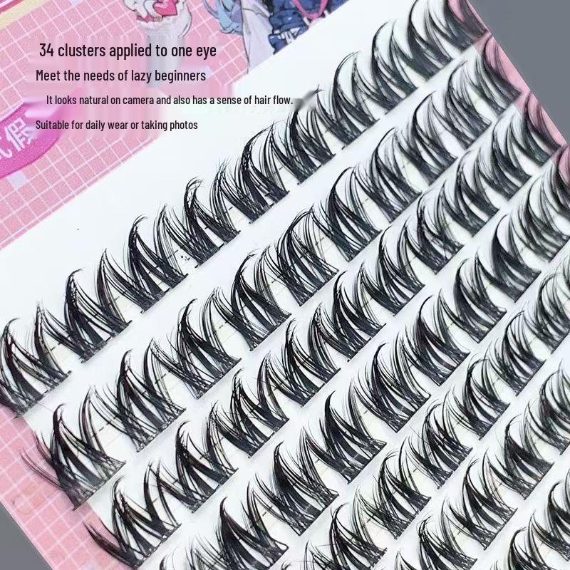 Glue-Free Manga Style False Eyelashes: Beginner & Party-Friendly
