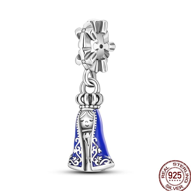 Copper Devil'S Eye Fatima Hand Charms Beads Tarot Cards Pendant Fit Original Bracelet Women Diy Jewelry Accessories