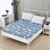 Lagmta 100 Polyester Fitted Sheet Elastic Band Mattress Cover Printed Bed Sheet 4 Corners