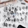 A5YD Exquisite Blessing Silicone Clear Stamp Multi Transparent Rubber Seal for DIY Scrapbooking Diary Embellishments
