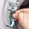 Rust Proof Washer Door Switches Hinge Suitable for Front Load Machines Aluminum Alloy Texture Easy Replacement Solution