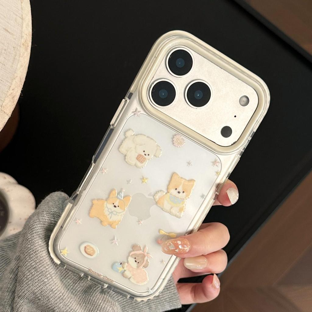 Cute Puppy Phone Case for iPhone 16, iPhone 17, and iPhone 17 Pro Max