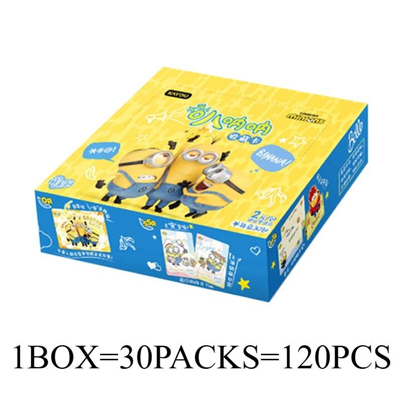 genuine Minions Banana collection card custard bag Rare Card Movie Anime Collector s Cards Toy birthday Gifts