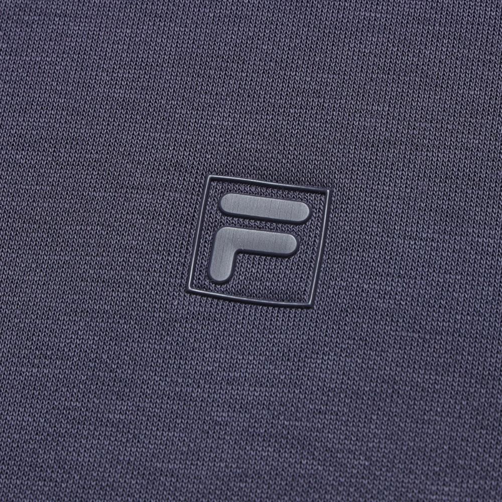 Fila White Fashionable Personality Simple Casual Versatile Loose Fleece Pullover Sweatshirt Men Sweatshirt Purple F11M543215FDP