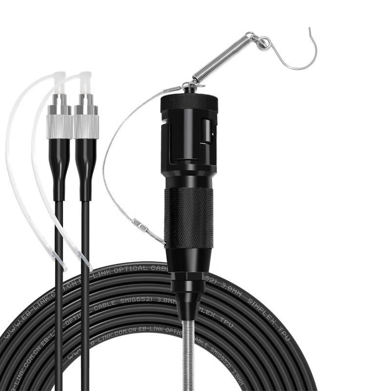 

EB-LINK TPU Armored Outdoor Single-Mode Duplex Fiber Optic Cable 1 meter