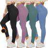 Women High Waist Fleece Lined Yoga Pants Tummy Control Soft Warm Hiking Winter