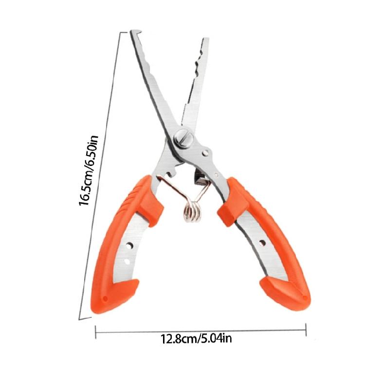 Heavy Type Stainless Steel Hook Removal Pliers Multifunctional Fishing Tool Hook Remover Line Cutter Pliers