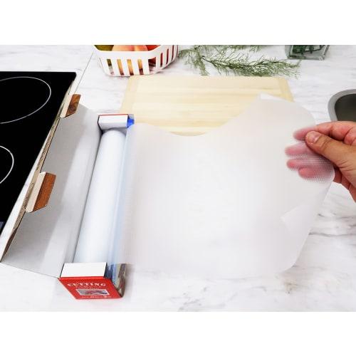 Kokubo Industries Cutting Board Sheets, Set of 2 (24cm Wide x 3m Long), Disposable, Durable, Thick Cutting Boards (Prevents Odors and Color Transfer),