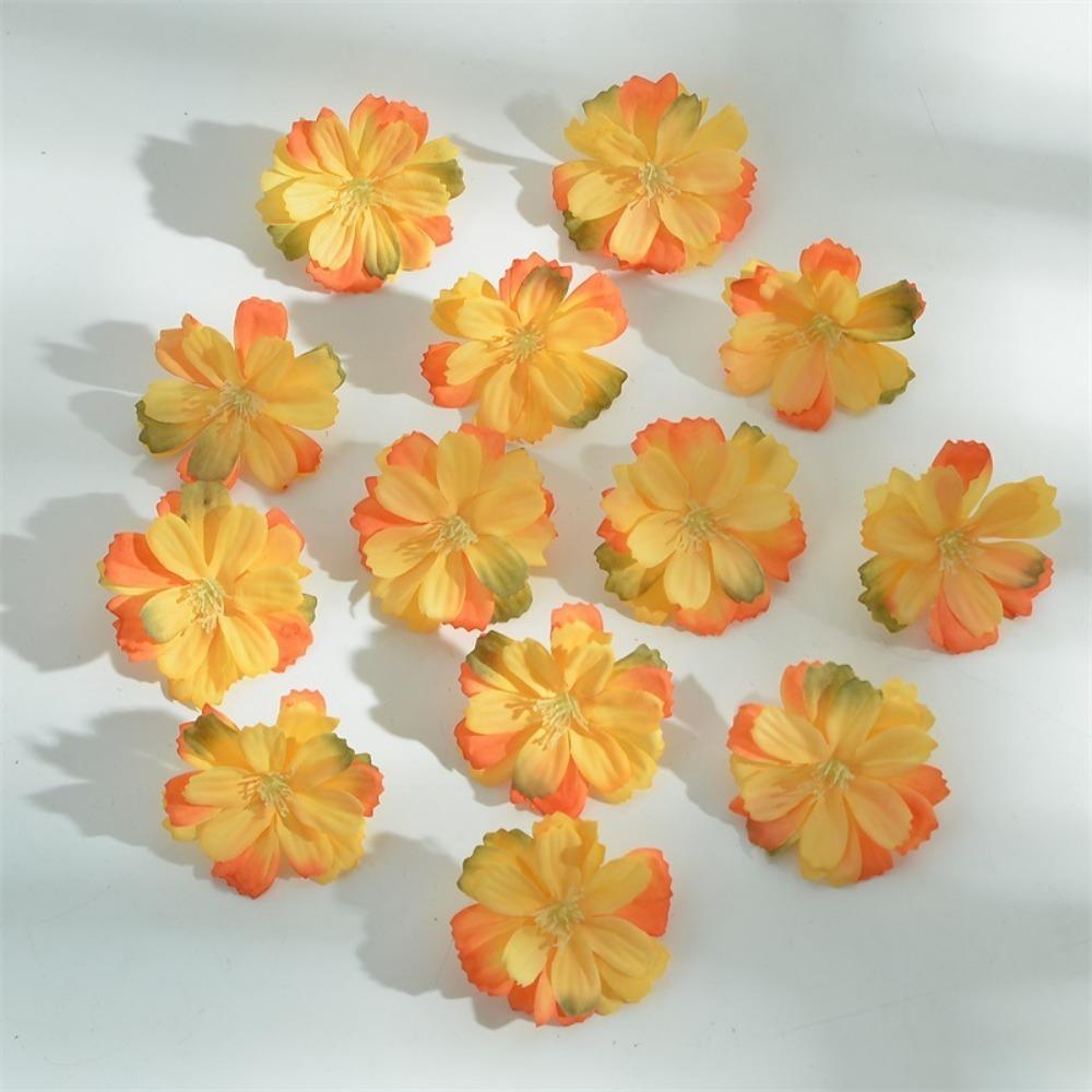 30/50Pcs Artificial Hydrangea Flowers Head Rose Artificial Flower Home Room Decoration DIY Gift Accessories Wreath Wedding Decor