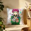 Hot TThe Disastrous Life of Saiki Kied Cushion Cover Versatile DoubleSided Pillow Case Fit for Sofa Bed Car  Daily Decor