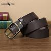 Pure Copper Pin Buckle Belt Men's Genuine Leather First Layer Cowhide Retro Casual Trend All-match Youth Jeans Belt