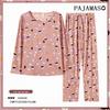 Damen Cartoon Pyjama Set - Langarm & Hose, Frühling/Herbst, Niedliche & Bequeme Homewear