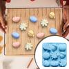 Silicone Pans For Baking 9-Cavity Fall Pumpkin Silicone Cake Molds Fall Decor Maker Craft Supplies For Thanksgiving Halloween