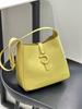 Bolsa de Mão Feminina Estilo Coreano em Couro Genuíno Versátil - Bolsa de Ombro e Axila Fashion de Alta Qualidade